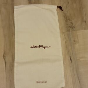 Salvatore Ferragamo Cream Dust Bag